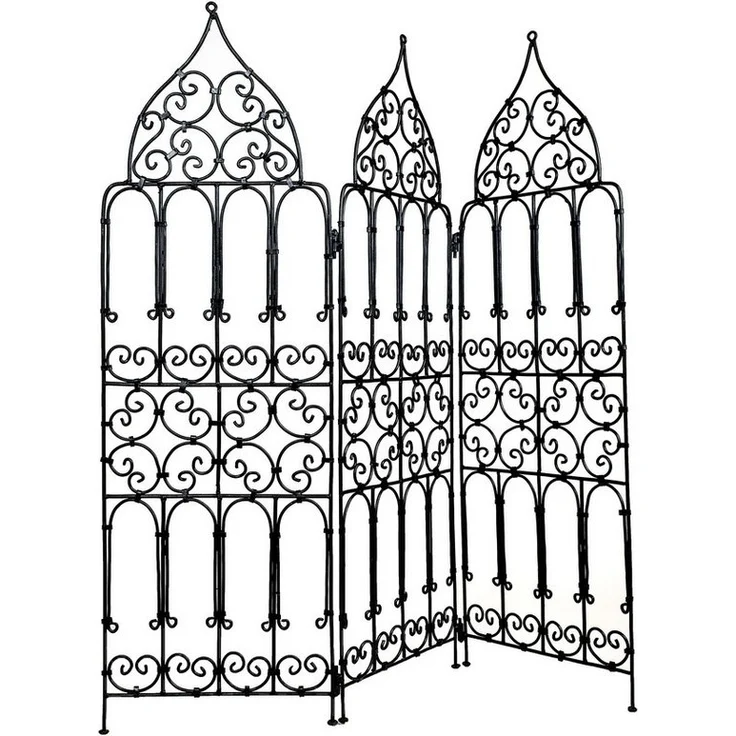 Marrakesch Orient & Mediterran Interior Paravent Mediterraner Paravent Marrakesch 120cm, Handarbeit – Bild 1