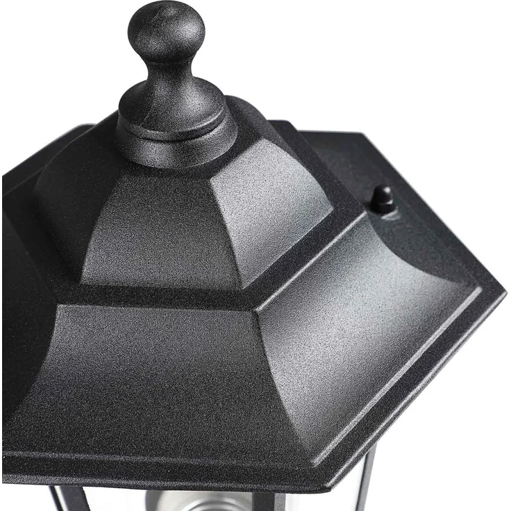 MONZANA® Wandleuchte mit Bewegungsmelder, IP44, wetterfest, Aluminiumguss, E27, Außenleuchte & Außenwandleuchte, Laterne für Außenwand – Bild 5