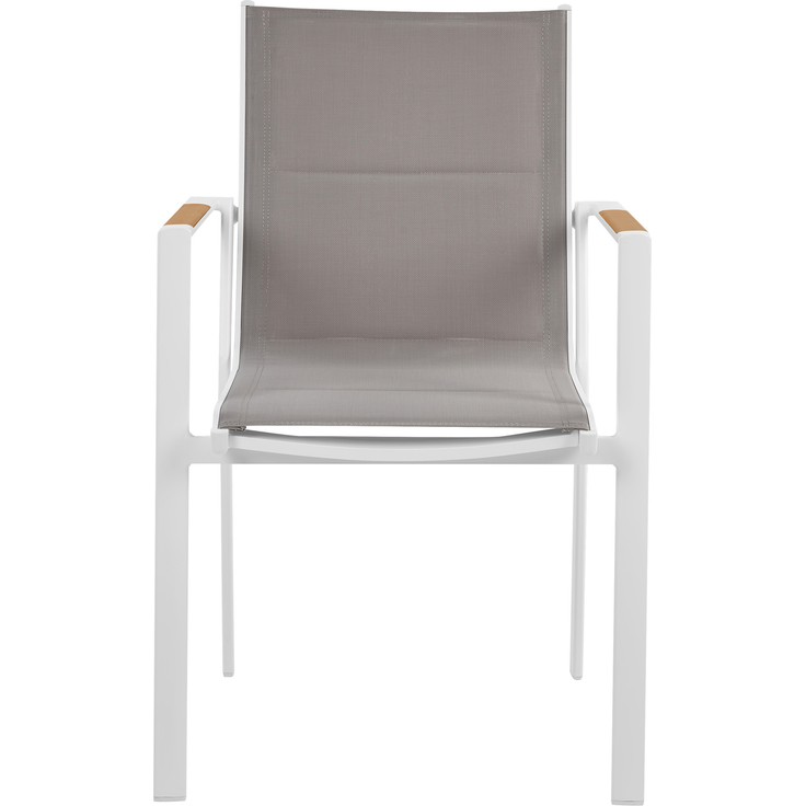 Gartentisch Set MALETTO BUSSETO Metall 120x120x75 cm Grau – Bild 7