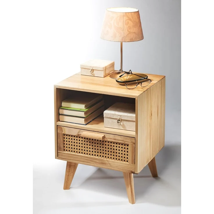 Kobolo Regal Kommode mit Schublade und Ablagefach, 40x35x50cm – Bild 4