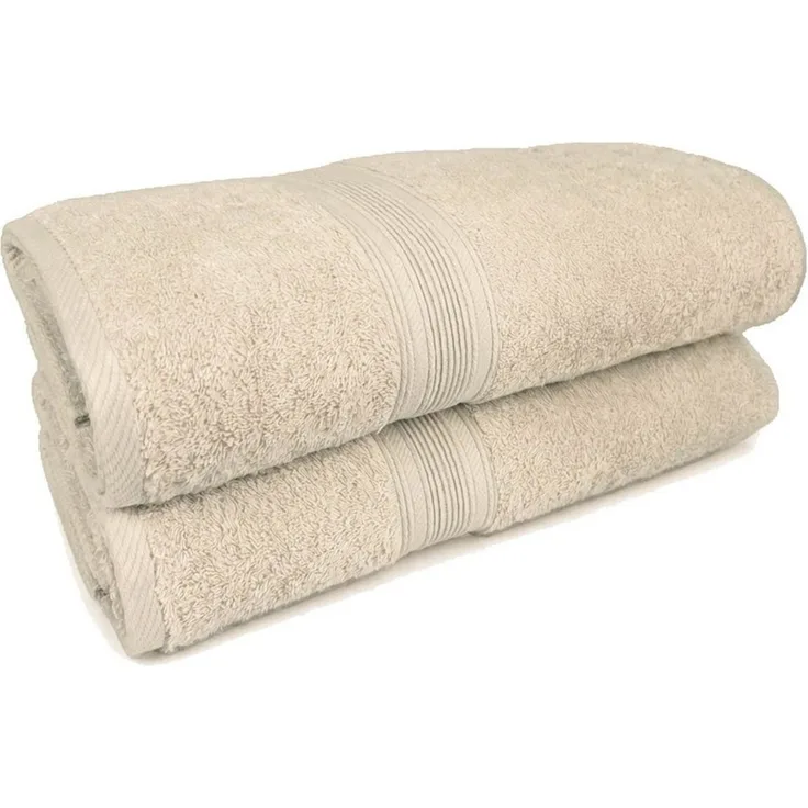 OTTO home Badetücher Finnja, 2 Premium Duschtücher, 550 gr/m², 70x140cm, Frottier (2-St), 100% Baumwolle, unifarben, weich & flauschig, 5 Jahre Garantie