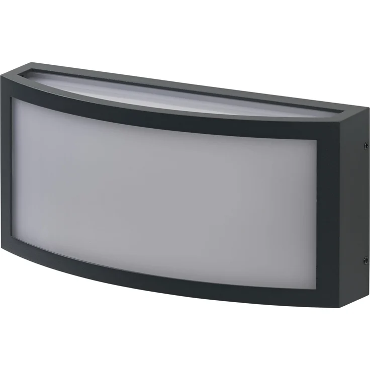 Osram ENDURA CLASSIC CUADRA Außenleuchte, Wandleuchte, E27-Fassung, dunkelgrau, Aluminium, schnelle & einfache Installation, mattierter Diffusor, IP65 Schutzklasse, Anwendung im Außenbereich – Bild 1
