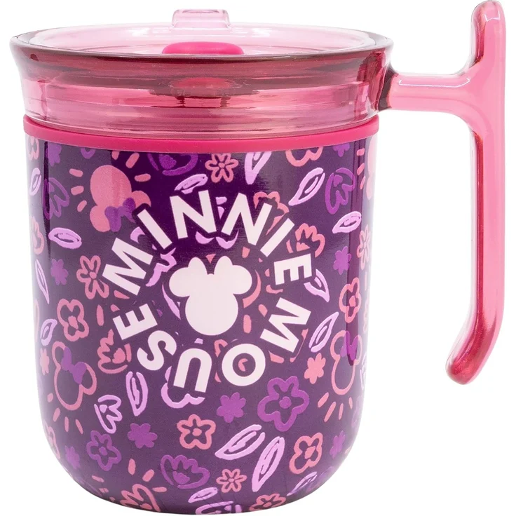 Disney Minnie Mouse Signature To Go Tasse 470 ml mit Schiebedeckel für Alltag und Büro – Bild 3