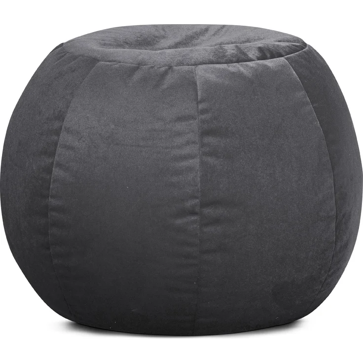 Sitting Point Sitzsack Marla Plump Samt anthrazit – Bild 2
