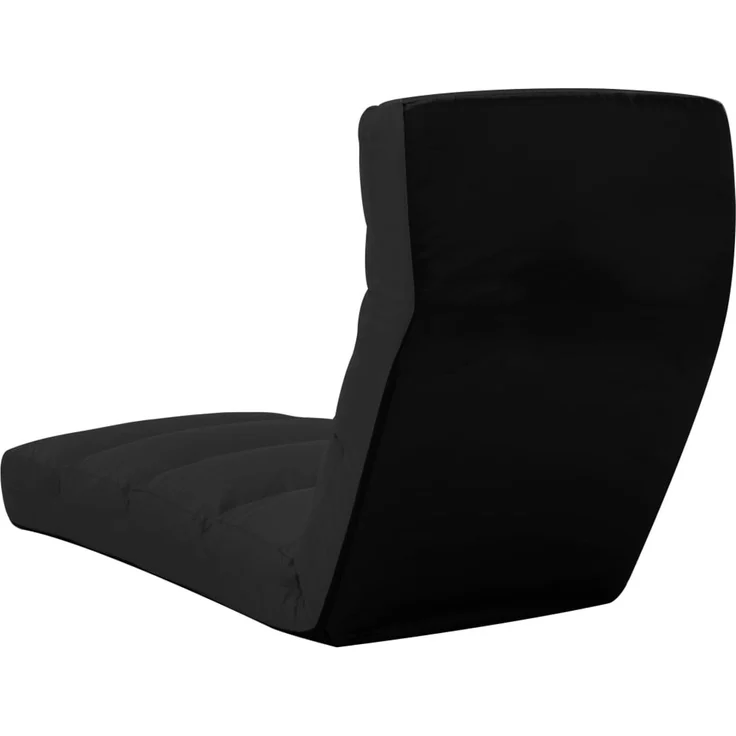 vidaXL Bodenstuhl Faltbar Schwarz Kunstleder 325245 – Bild 4