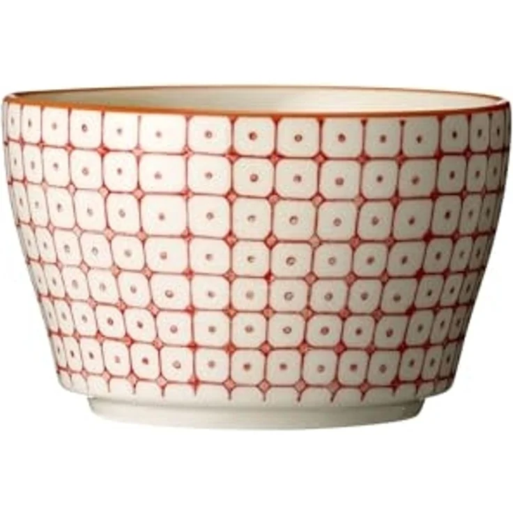 Bloomingville Schale Bloomingville Carla Bowl Rot Ø 11 cm Steingut 6er Set, Steingut, (Set) – Bild 3
