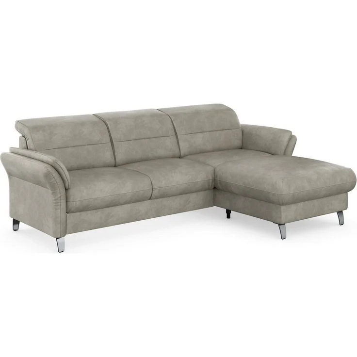 sit&more Ecksofa Grenoble L-Form mit Federkern, wahlweise mit Bettfunktion, Bettkasten, Arm- und Kopfteilverstellung – Bild 3
