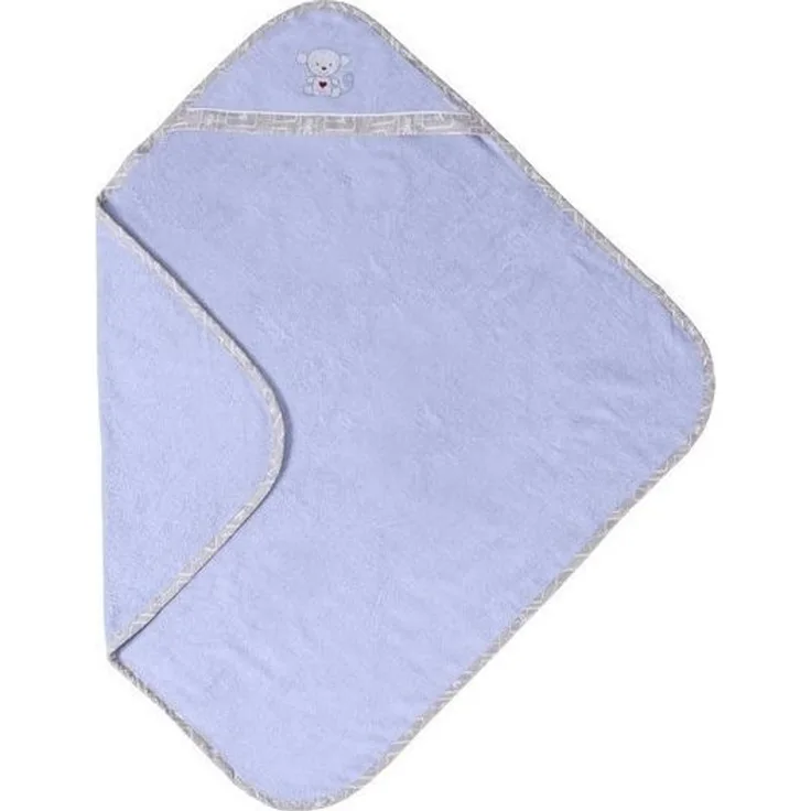 Bambus-Babyhandtuch/-Badetuch 100x100 cm - nicht blau eingefasst