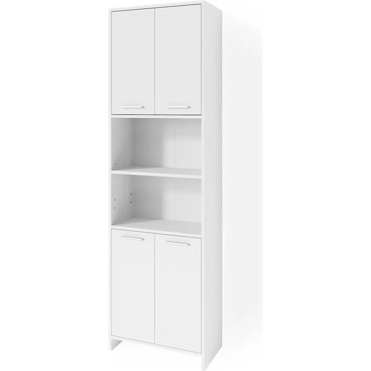 Badschrank Maris Weiß 56.1 x 190 cm Toilettenschrank Vicco