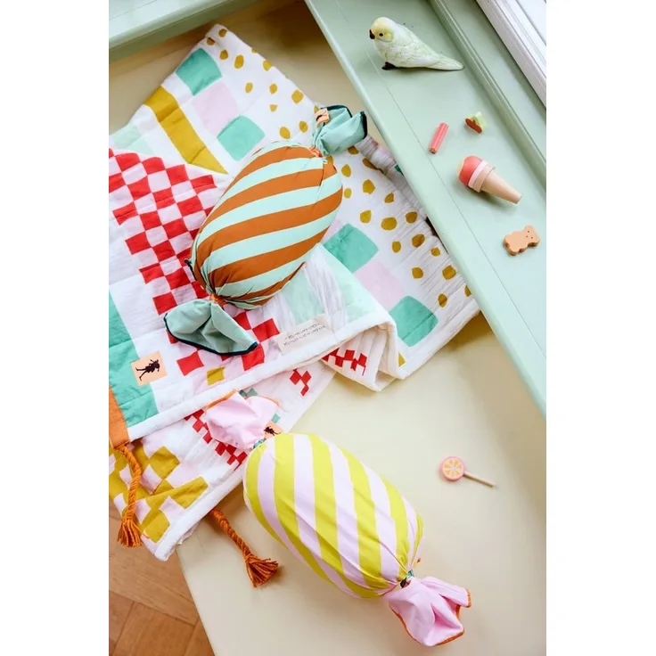 Kids Concept Dekokissen Kids Concept – Bonbon-Kissen grün Pippi Langstrumpf