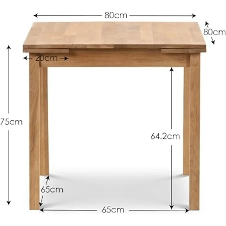 Julian Bowen Ausziehbarer Esstisch Coxmoor, Eiche – Bild 2