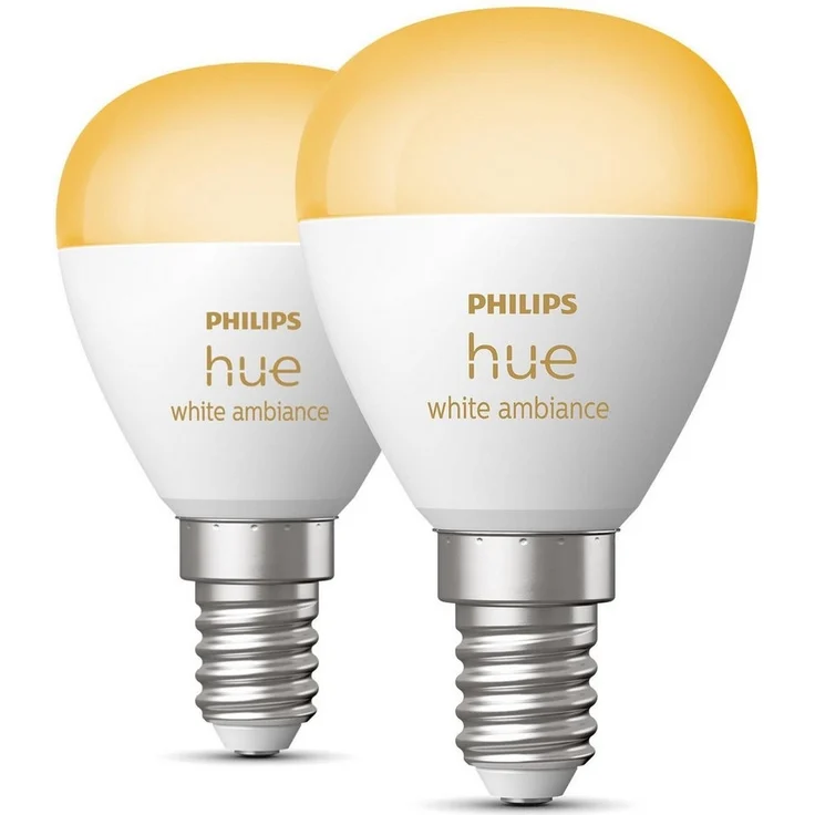 Philips Hue White Amb. E14 Luster Tropfen Doppelpack 2x470lm – Bild 5