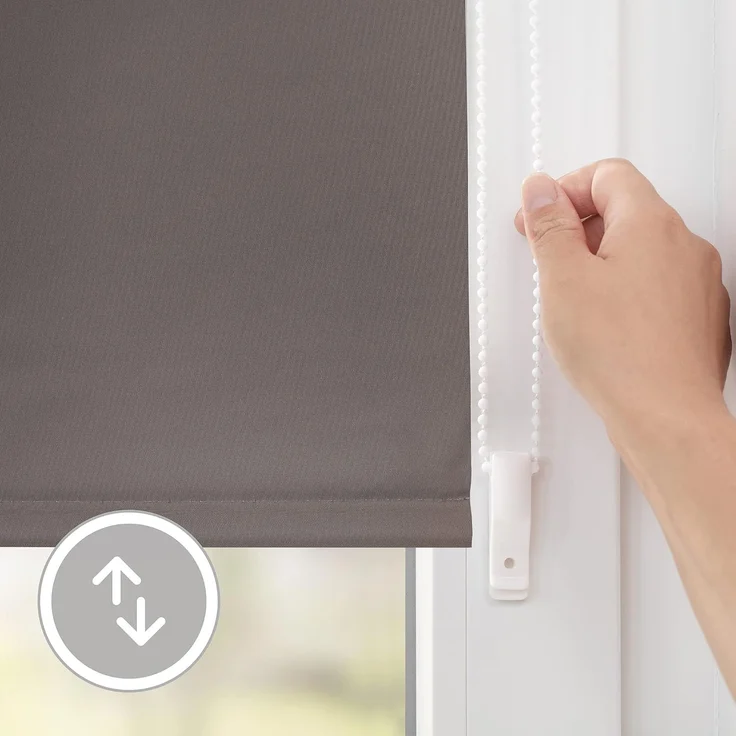 Lichtblick Sonnenschutzsysteme GmbH Thermo-Rollo Vancouver 65 cm x 150 cm (BxL) Taupe Verdunkelnd & Thermofunktion; Klemm- und schraubbar; Energiesparend – Bild 3