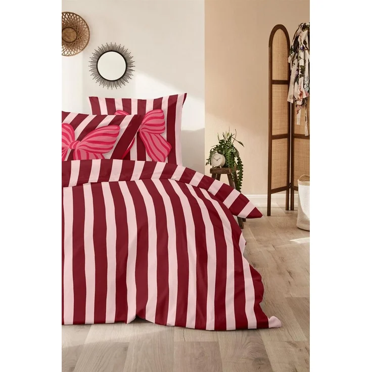 Carpe Sonno Bettwäsche Biber Warme Bettwäsche Winter Flanell Schleife 135 x 200 / 155 x 220, Biber, 2 teilig, Kuschelige Winterbettwäsche - Baumwolle - Reißverschluss - 135x200 cm – Bild 2