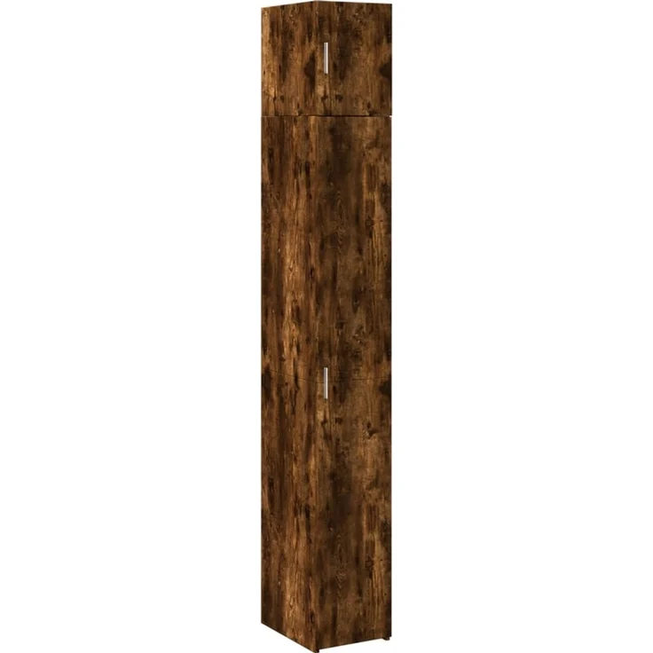 vidaXL Hochschrank Schmal Räuchereiche 30x42,5x225 cm Holzwerkstoff 3281263 – Bild 2