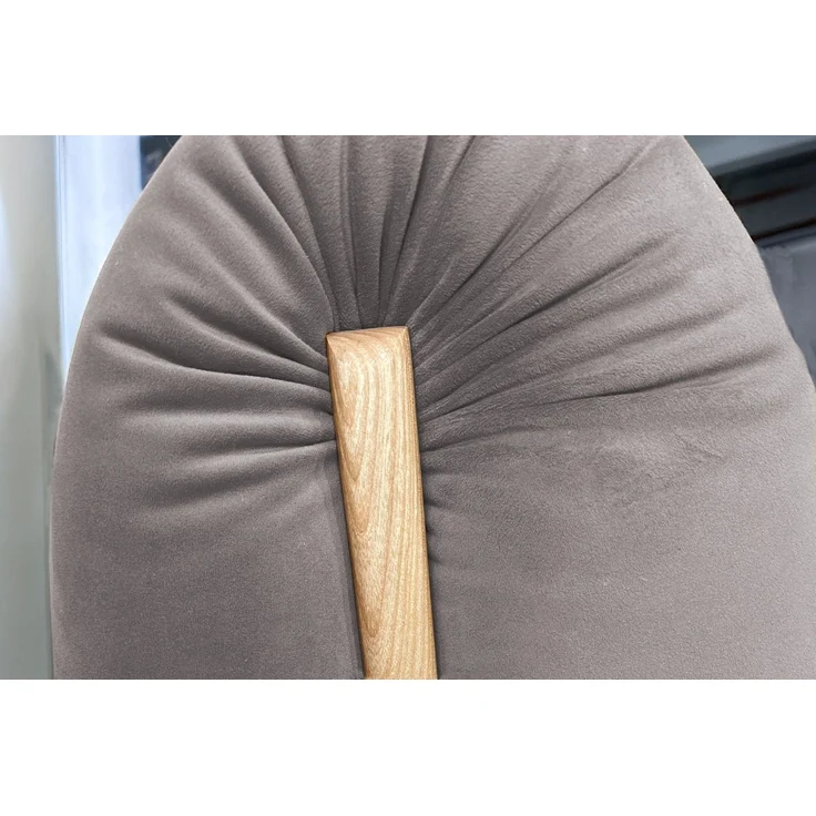 KAWOLA Modulsofa LAYLA 2-Sitzer 2 Module Velvet taupe 74 x 99 x 183 cm – Bild 8