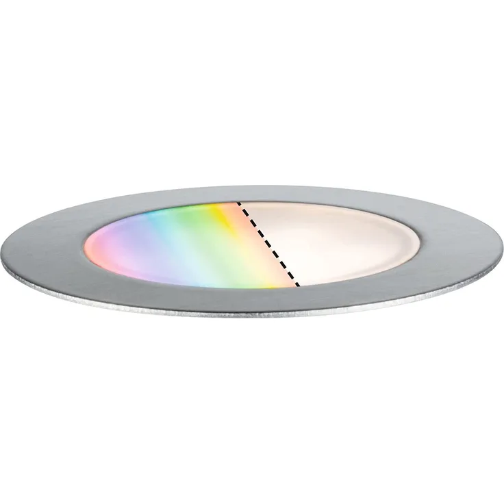 Paulmann 94751 Plug&Shine Bodeneinbauleuchte Zigbee Floor RGBW IP67 Edelstahl