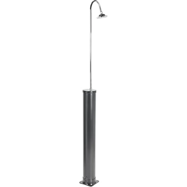 Freistehende solarbetriebene Gartendusche JUANILLO Schwarz – Bild 5