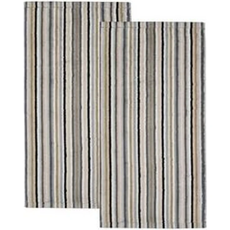 2 Stück Cawö Life Style Handtücher 7048-37 Streifen kiesel 50x100 – Bild 5