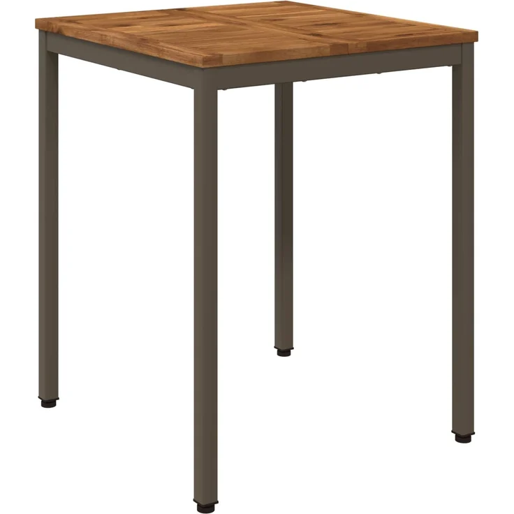 vidaXL Gartentisch NAARDEN Natur und Kaffee 60 x 60,5 x 75 cm 901306 – Bild 2