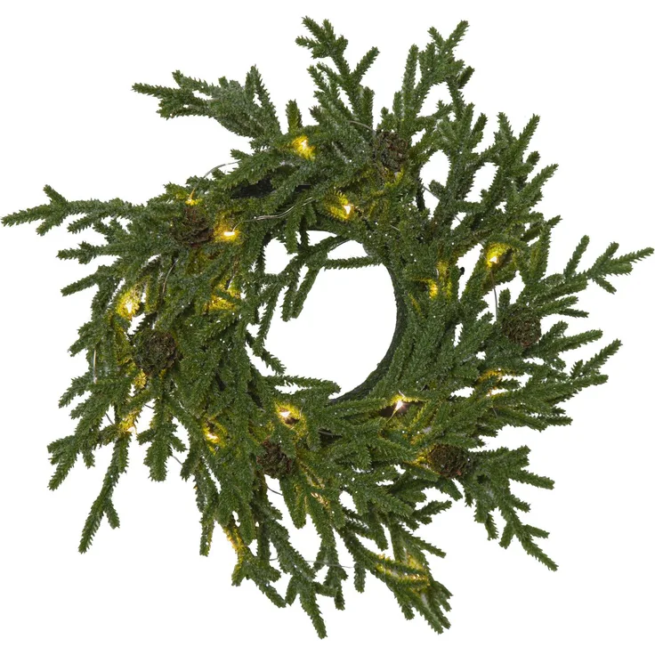 Star LED-Tannenkranz 'Lummer', ca. 38 cm Ø,