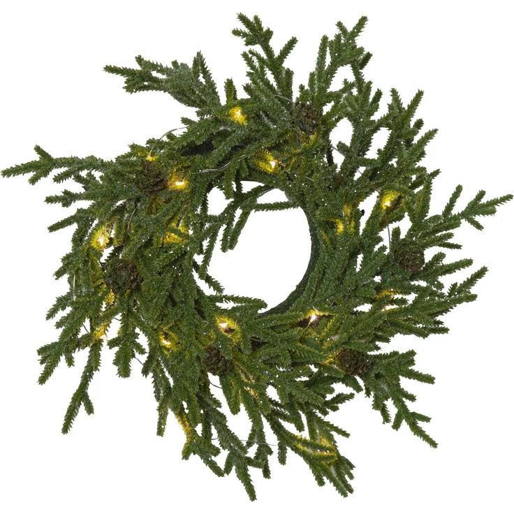 Star LED-Tannenkranz 'Lummer', ca. 38 cm Ø,