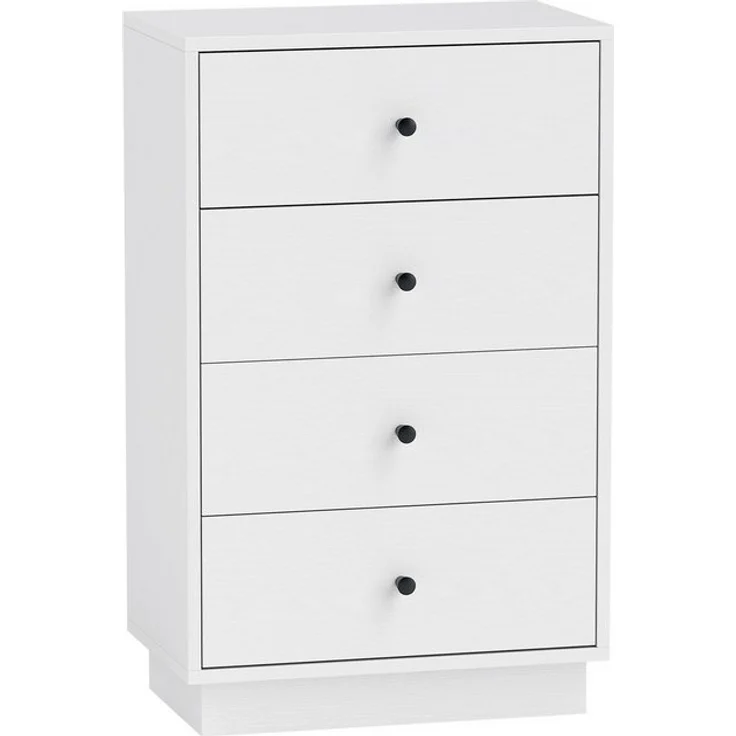 HOMCOM Kommode mit 7 Schubladen, im Modern Stil (Schrank aus Holzwerkstoff, 1 St, Sideboard), für Wohnzimmer Schlafzimmer Flur 47 x 29 x 75 cm Weiß – Bild 4