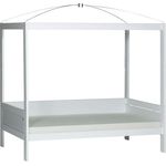 Himmelbett Weiß inkl. Deluxe Lattenrost, 90x200cm, Lifetime Kidsrooms