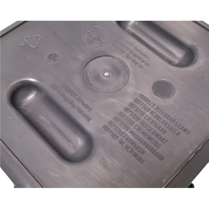 Hailo Inneneimer 1045119 weiß 15 Liter 220 x 230 x 350 mm mit Deckel – Bild 5