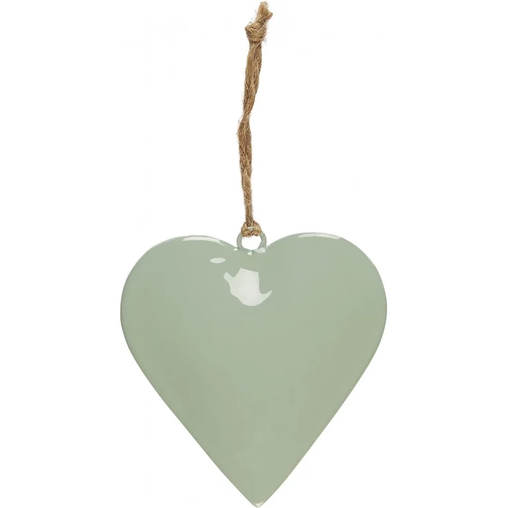 Weihnachtsdeko Weihnachtsschmuck Herz 10x10cm Grün Ib Laursen 2518-81