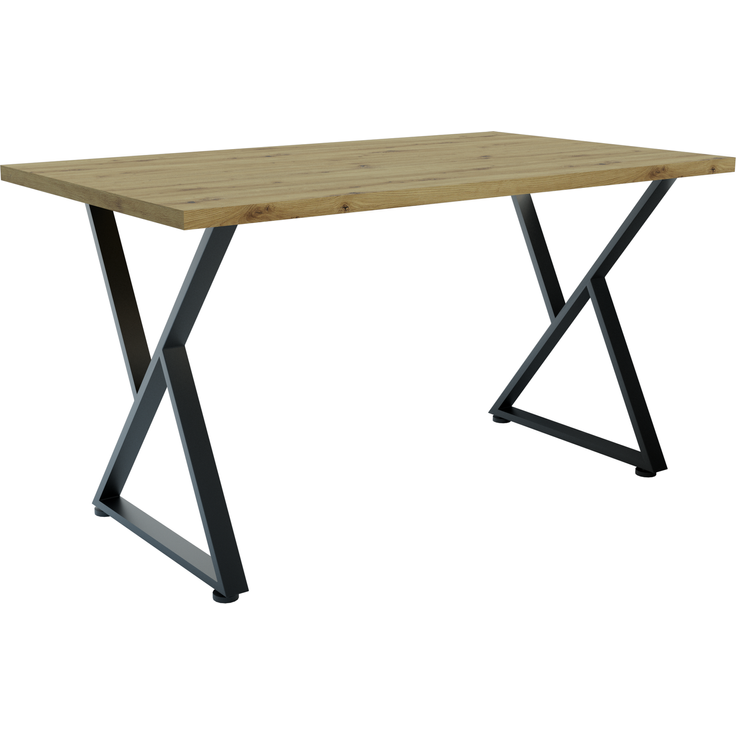 Esstisch Chicago 120 Eiche Artisan – Moderner Esszimmertisch in Holzoptik für 4-6 Personen – Bild 5