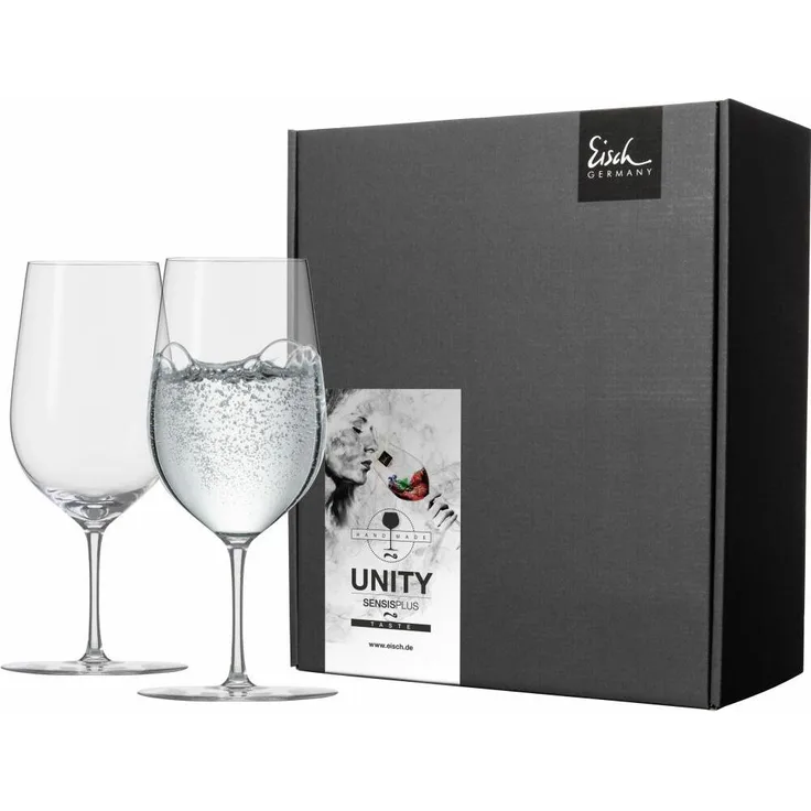 Eisch Unity SensisPlus Mineralwassergläser im 2er Geschenkkarton - A