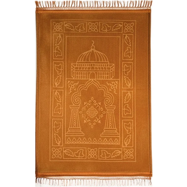 Gebetsteppich 120 x 80 cm - ideal als Geschenk Orange Motiv 1 – Bild 1