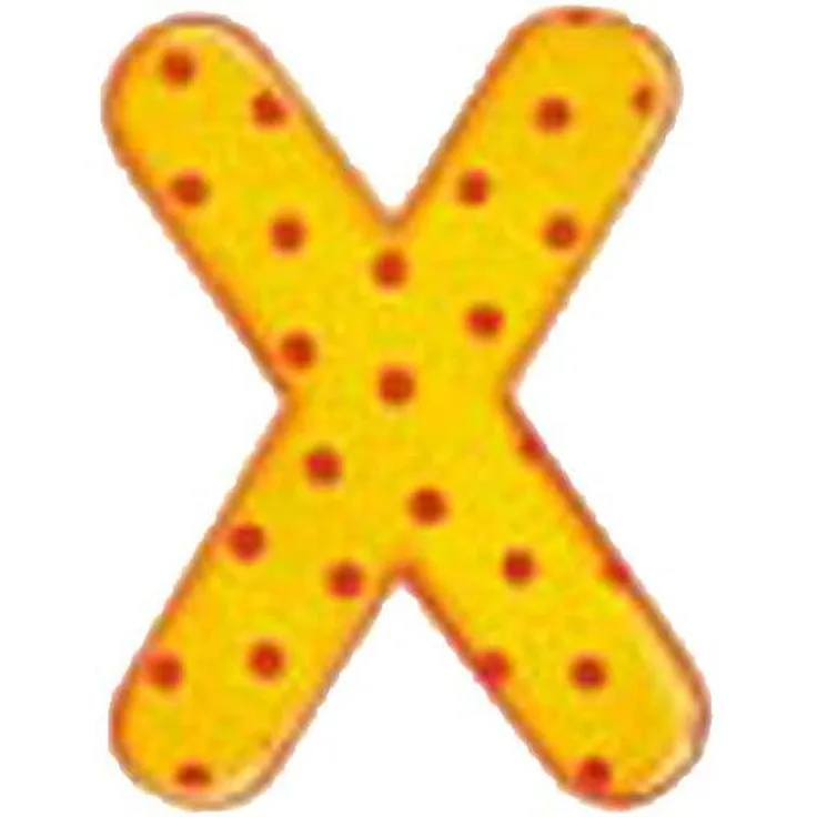 Selecta Holzbuchstabe 'X'