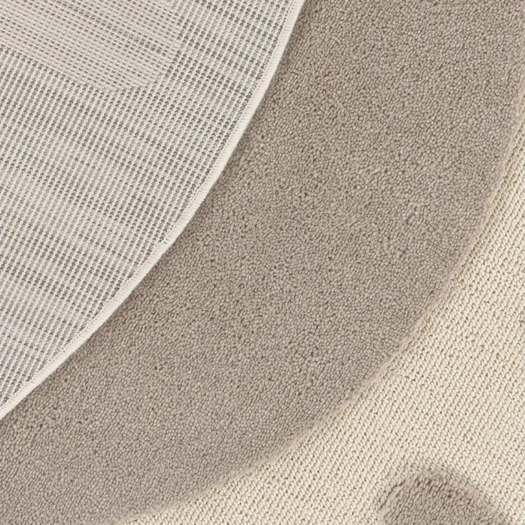 TT Home Teppich, Rund, Höhe: 21 mm, Kinderteppich Kinderzimmer Teppich Spielteppich Kurzflor Sonne Flausch – Bild 1