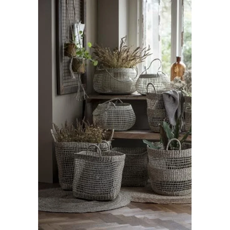 Ib Laursen - Teppich Läufer Wohnraum Rund D 90cm Jute Natur 65012-30 – Bild 3