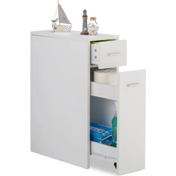 Weißer Nischenschrank