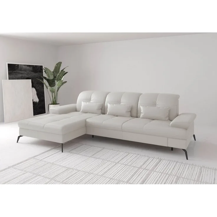 sit&more Ecksofa Amica, L-Form, inkl. Sitztiefenverstellung & Armteilverstellung, wahlweise mit Bettfunktion, Bettkasten und Kopfteilverstellung