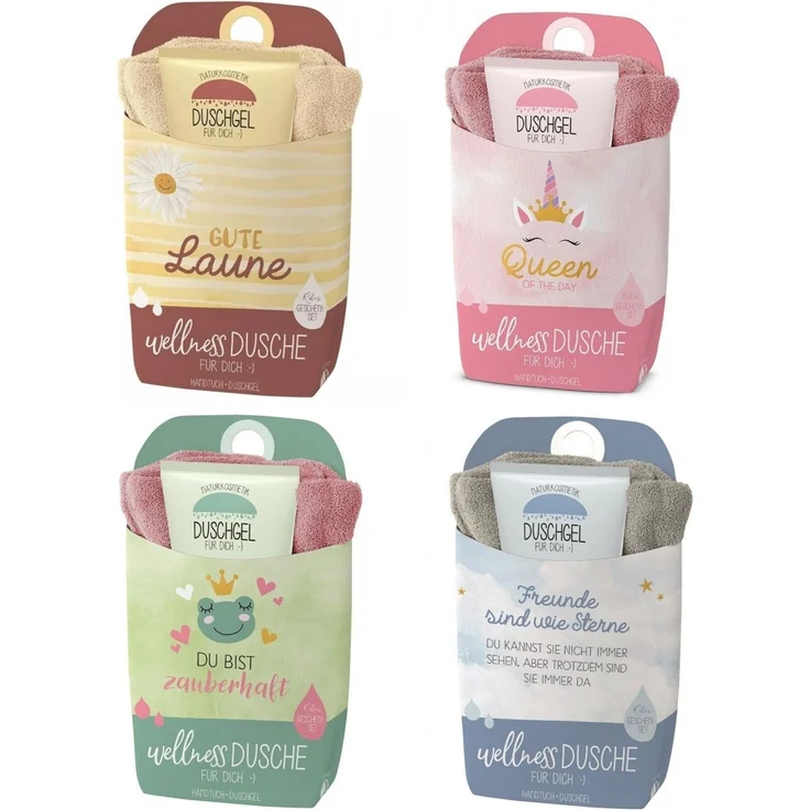 Duschgel Pflegedusche Wellness-Dusche für Dich Geschenkset inkl Handtuch la vida Zauberhaft 108772