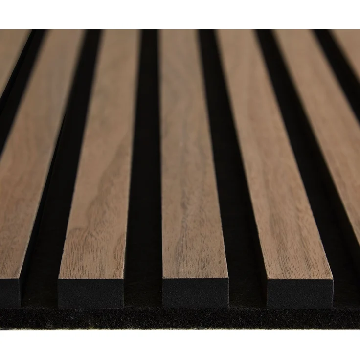 Akustikpaneel 60 x 60 cm 1 Stück Akustikpaneele Holz Braun Paneele Wandpaneele Deckenpaneele 3D Wandpaneel Wandverkleidung Dekorpaneel – Bild 6