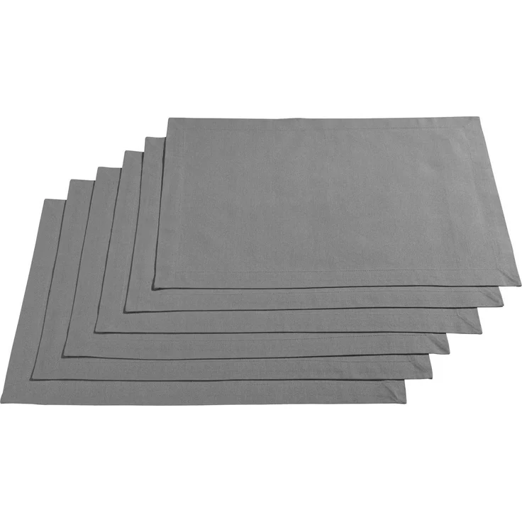 REDBEST Platzset Tischset "Seattle" 6er-Pack, Baumwolle Uni – Bild 5