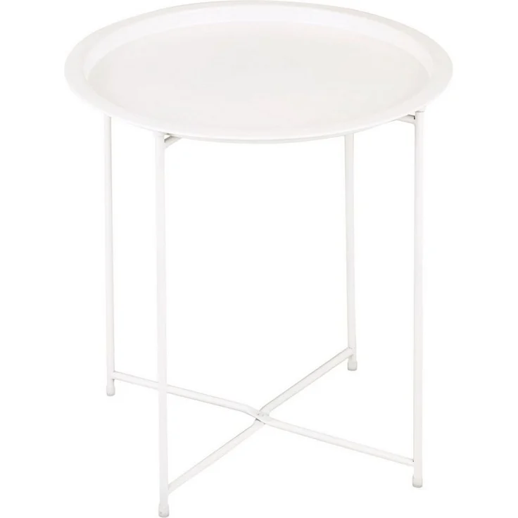 Amagohome Beistelltisch Beistelltisch Ø 47 H 51 2. Wahl Nachttisch Blumentisch Spieltisch Deko – Bild 3