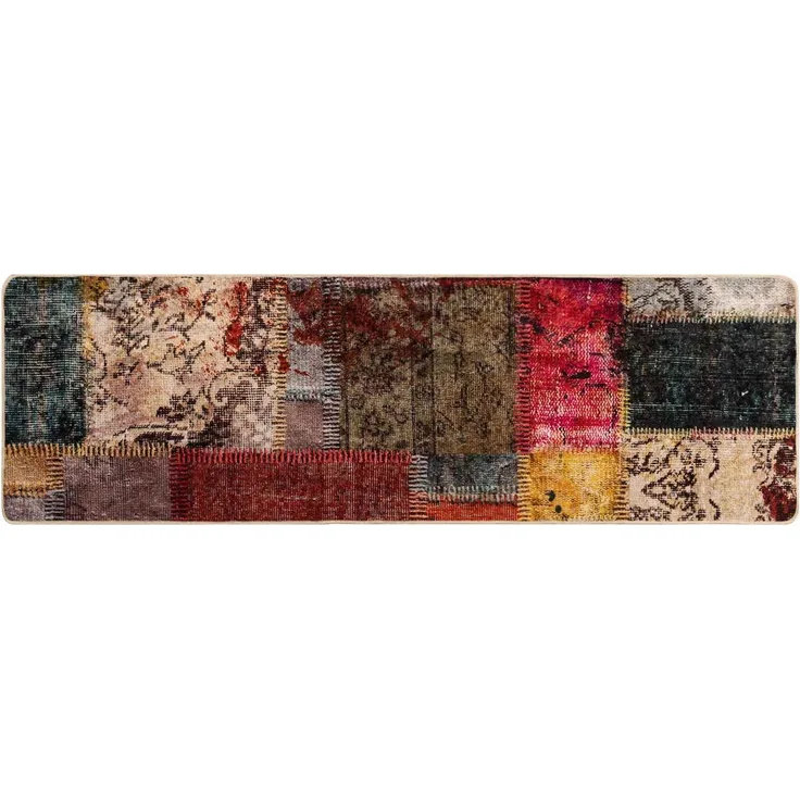 vidaXL Teppichläufer MARSA Mehrfarbig 150x50 cm Polyester und PVC 42023235