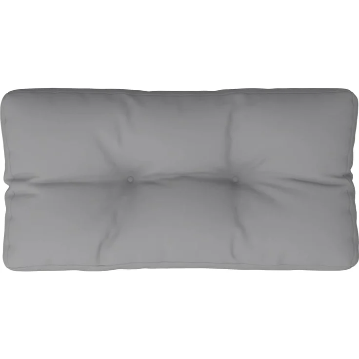 vidaXL Palettenkissen, Stoff, Grau 70 x 40 x 12 cm – Bild 1