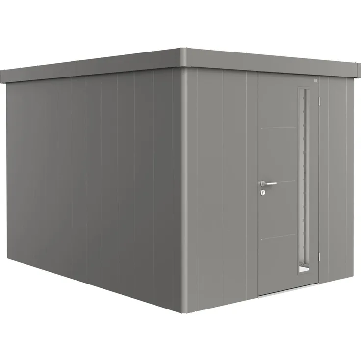 Biohort Gerätehaus Neo, 4B: 236 x 348 x 222 (b x t x h) cm, quarzgrau-metallic