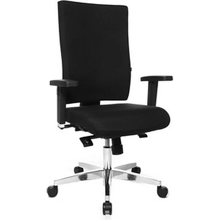 Bürodrehstuhl Lightstar 20 schwarz inkl. Armlehnen