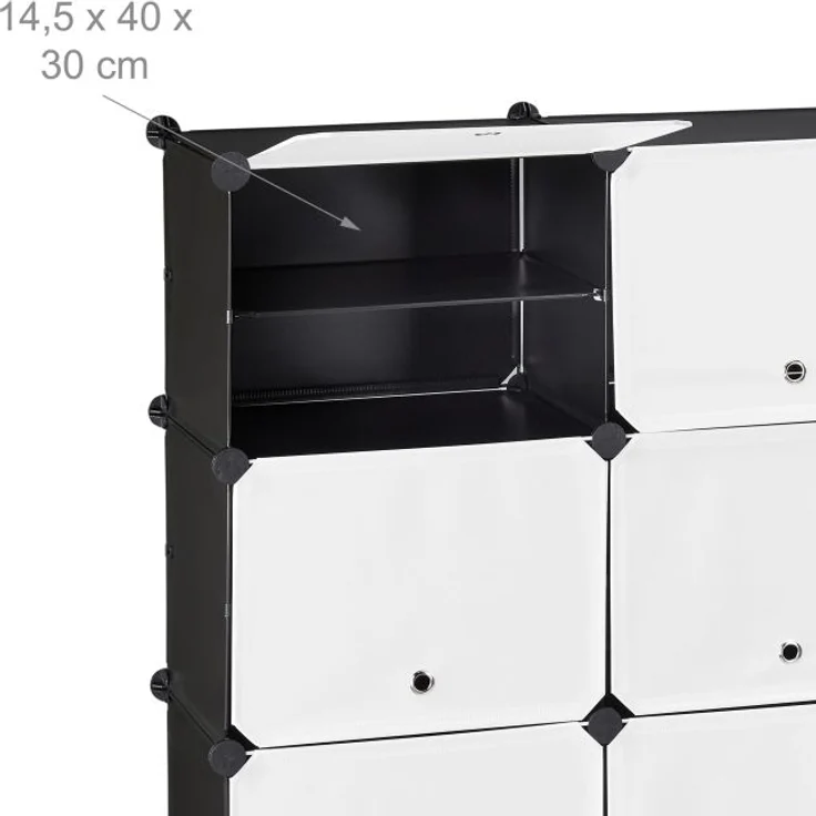 Schuhschrank Stecksystem 24 Fächer – Bild 5