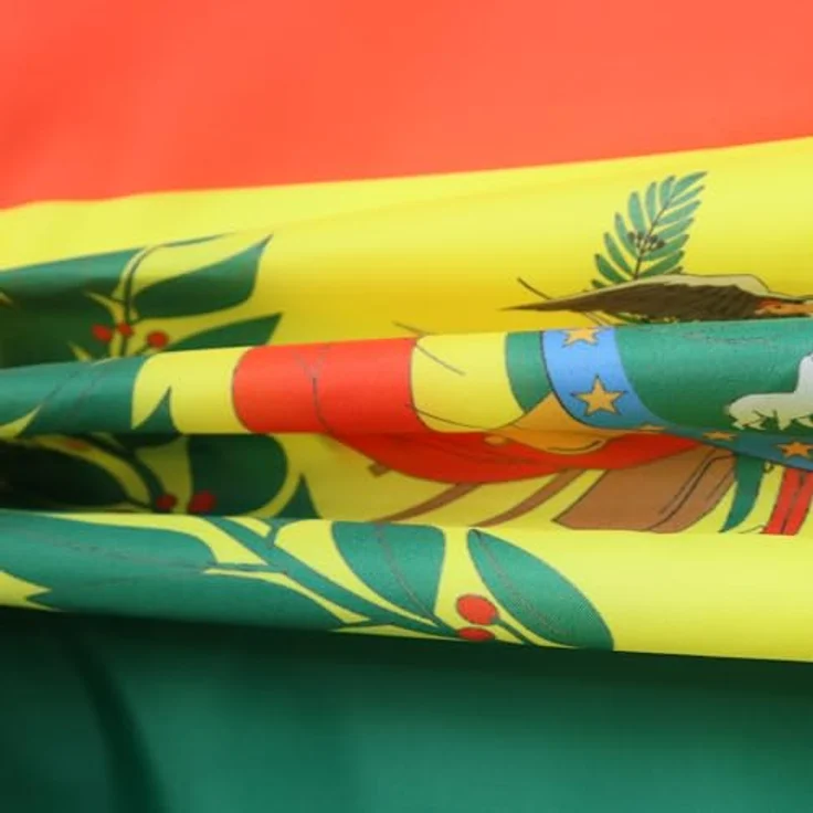 AZ FLAG Bolivien-Flagge, 150 x 90 cm, mit 4 Ösen, Bolivianischer Pavillon für Balkon oder Wand – Bild 2