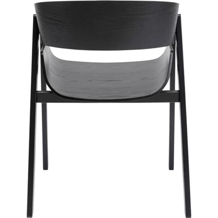Kare Design Armlehnstuhl Biarritz, Schwarz, Sitzhöhe 45 cm, Esszimmerstuhl, Holzstuhl, mit Armlehnen, Essbereich – Bild 4