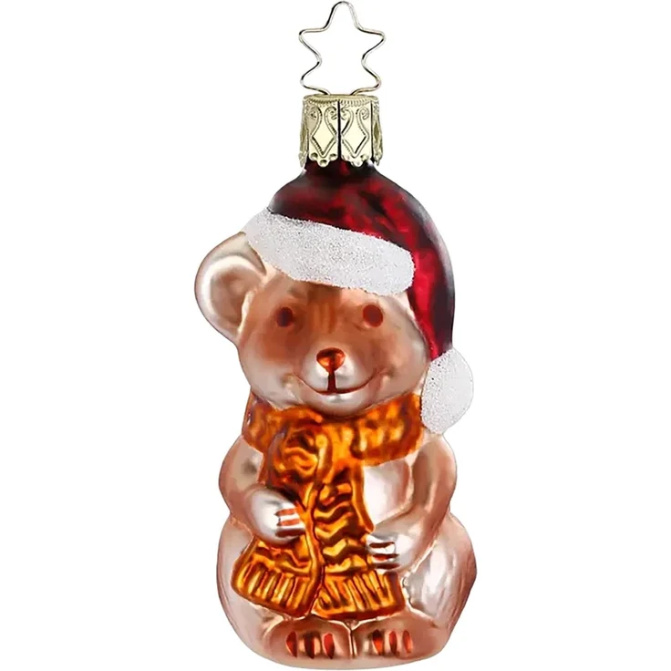 Weihnachtsmaus, Mäuschen 8,5cm Inge - Glas Christbaumschmuck